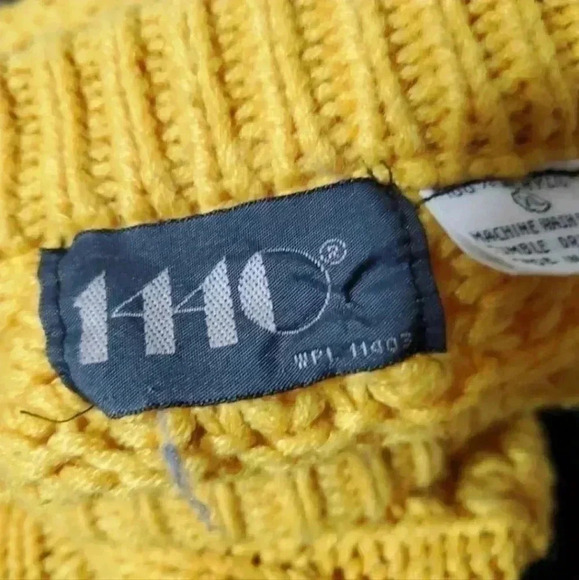 Vintage 50s 60s WPL 11403 Cable Knit Chunky Sweater. XL - Picture 7 of 13